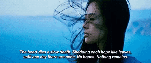 the heart dies a slow death shedding each hope like leaves until one day there are none nothing remains