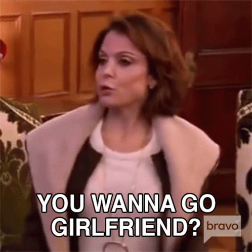 You Wanna Go Girlfriend Real Housewives Of New York GIF - You Wanna Go Girlfriend Real Housewives Of New York You Wanna Fight GIFs