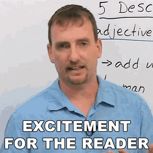 Excitement For The Reader Adam GIF - Excitement For The Reader Adam Engvid GIFs