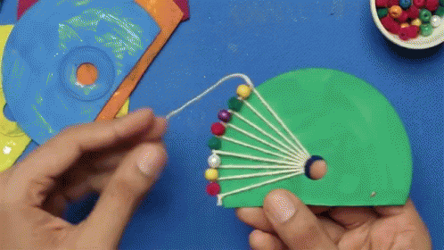 Decorating Colorful Beads GIF - Decorating Colorful Beads Creative GIFs