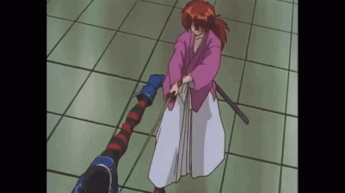 Kenshin Xkll Rurouni Kenshin GIF - Kenshin Xkll Rurouni Kenshin Attack GIFs