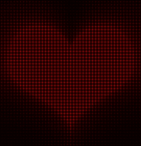 a black background with red squares that looks like a grid