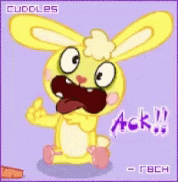 Cuddles Ack GIF - Cuddles Ack Funny Face GIFs