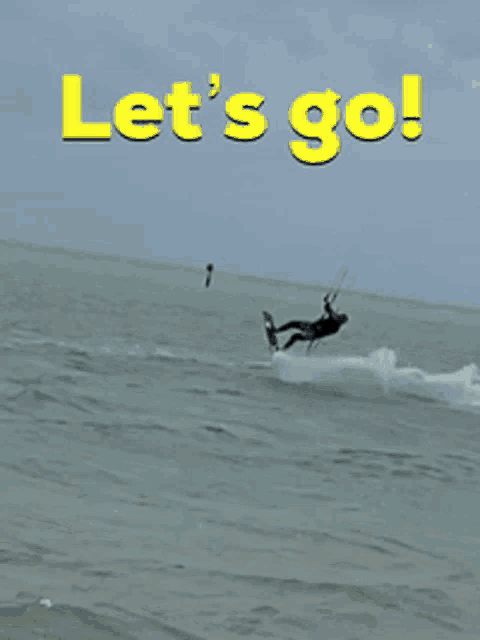 Kite Boarding Beach GIF