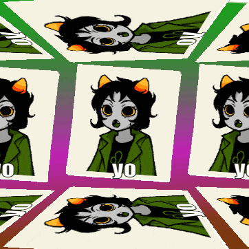 a bunch of pictures of a cat with the word yo on them