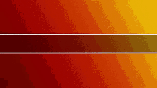 a red and yellow gradient with a white line in the middle .