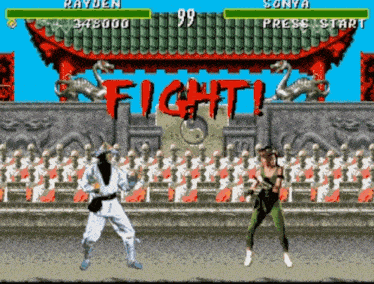 Sega Mega Drive Sega Genesis GIF - Sega Mega Drive Sega Genesis Mortal Kombat GIFs