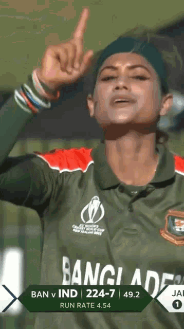 Jahanara Alam Bangladesh Women Cricket GIF - Jahanara Alam Bangladesh Women Cricket Cricket GIFs