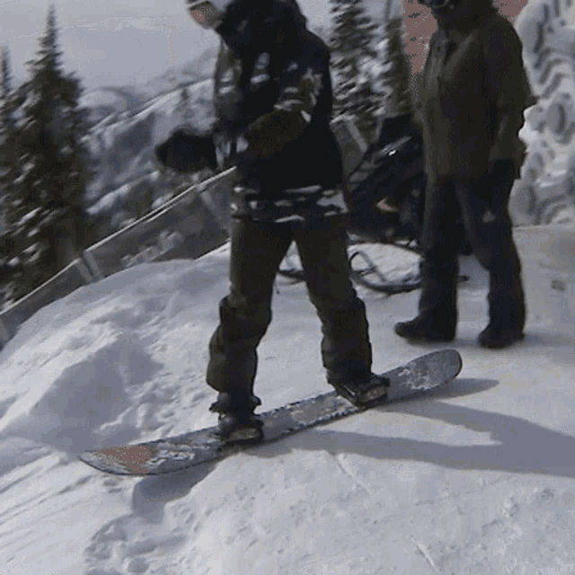 Driving Down The Hill Red Bull GIF - Driving Down The Hill Red Bull Ready To Start My Snowboard Ride GIFs