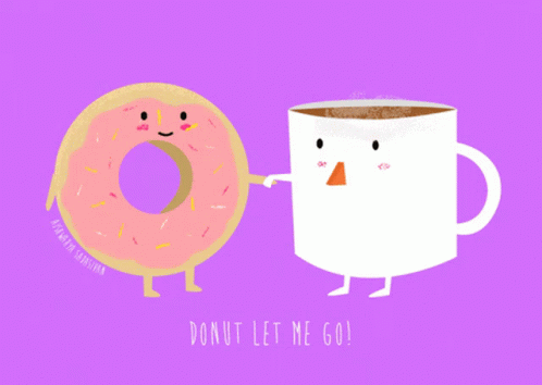 Puns Donut GIF - Puns Donut Coffee GIFs