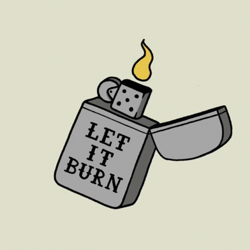 Let It Burn Tattoo GIF