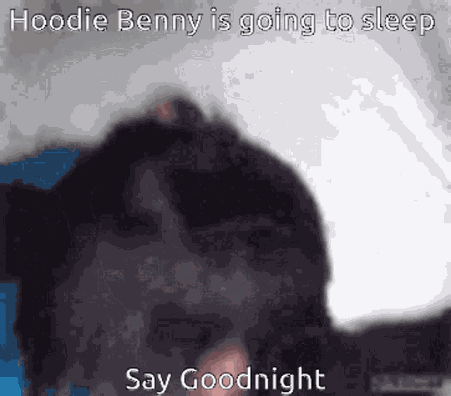 Hoodie Benny Goodnight GIF - Hoodie Benny Goodnight Monkey GIFs