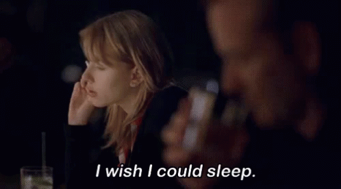 Wish I Could Sleep GIF - I Wish I Could Sleep Scarlett Johansson Insomnia GIFs