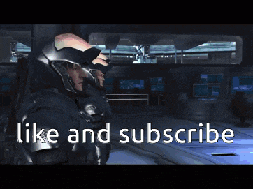 a video game screen says like and subscribe