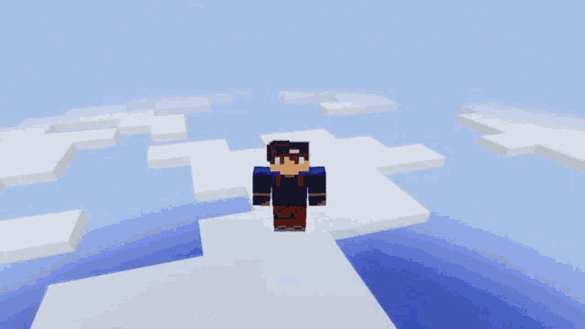 a pixel art of a man holding a gun in a video game