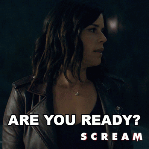 Are You Ready Sidney Prescott GIF - Are You Ready Sidney Prescott Neve Campbell GIFs