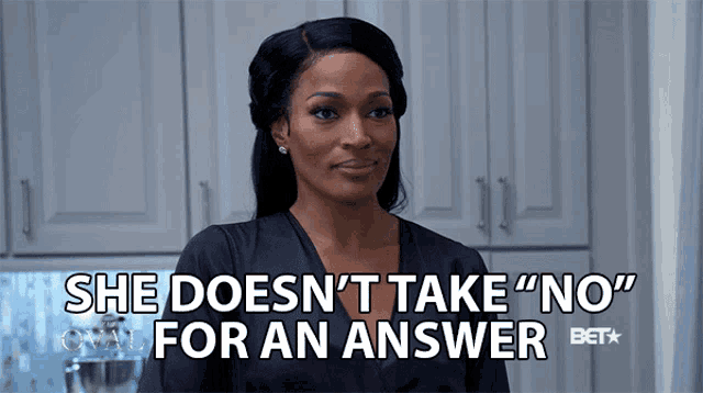 She Doesnt Take No For An Answer Kron Moore GIF - She Doesnt Take No For An Answer Kron Moore Victoria Franklin GIFs