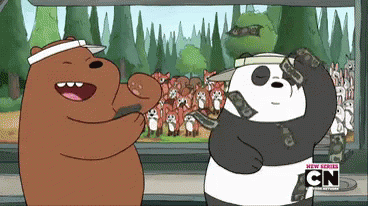 We Bare Bears Panda GIF - We Bare Bears Panda Grizzly GIFs
