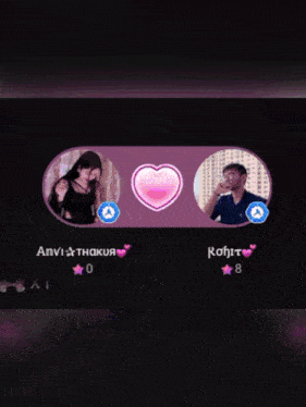 a picture of a man and a woman with the name rohit on the bottom right