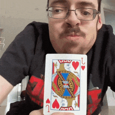 Magic Trick Ricky Berwick GIF - Magic Trick Ricky Berwick Card Vanishes In Thin Air GIFs