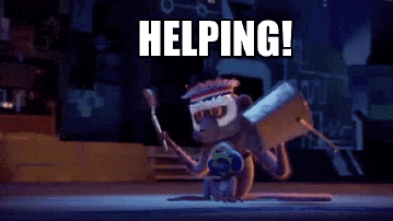 Cloudy With A Chance Of Meatballs Helping GIF - Cloudy With A Chance Of Meatballs Helping Steve GIFs