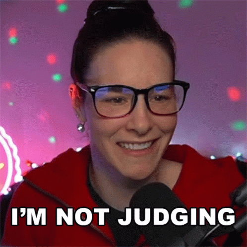 Im Not Judging Cristine Raquel Rotenberg GIF - Im Not Judging Cristine Raquel Rotenberg Simply Nailogical GIFs