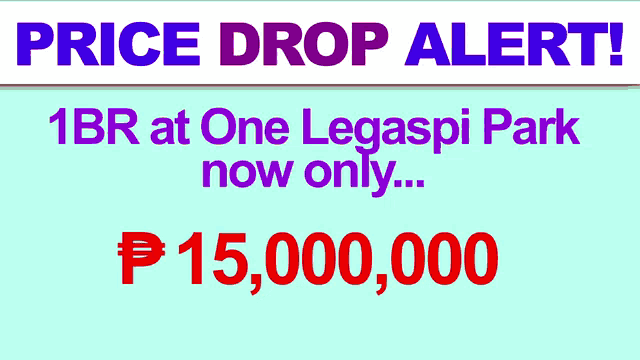 a sign that says price drop alert on it
