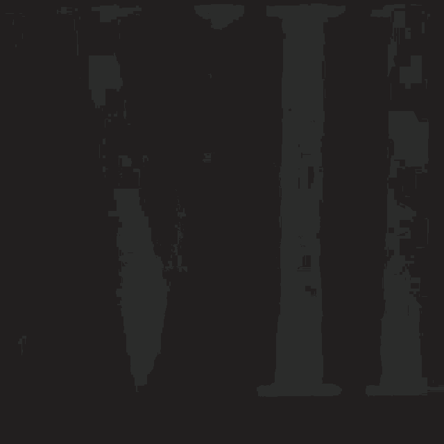 a black background with the word evil in white letters