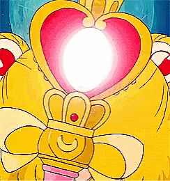 a cartoon of a girl holding a heart shaped object