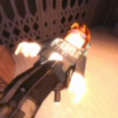 a computer generated image of a rocket taking off