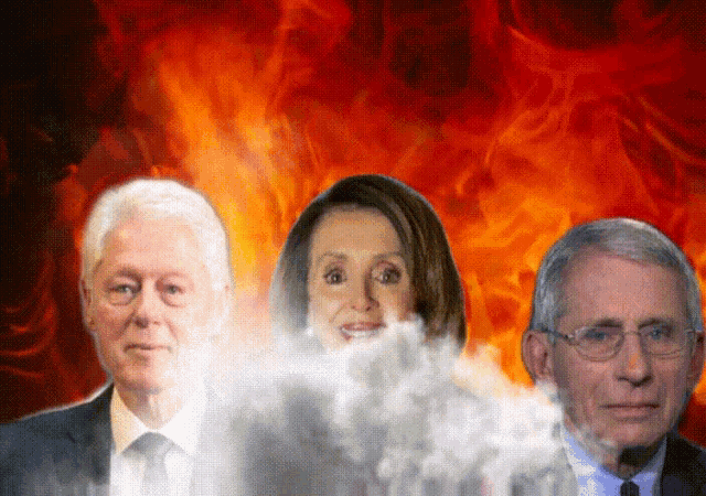 Nancy Pelosi Burning GIF - Nancy Pelosi Burning Bill Clinton GIFs