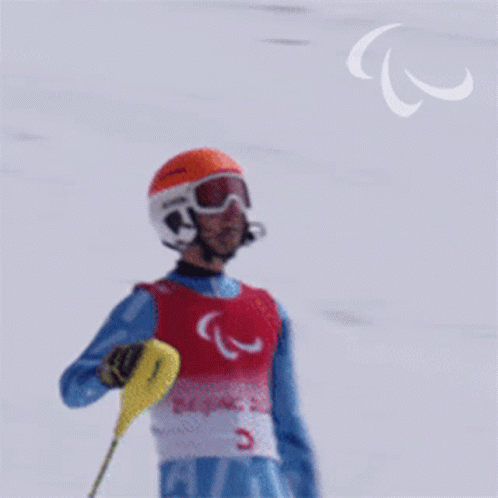 Oh Yeah Para Alpine Skiing GIF - Oh Yeah Para Alpine Skiing Giacomo Bertagnolli GIFs