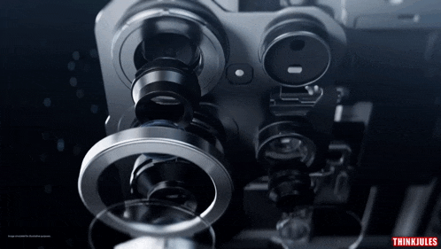 a picture of a camera with the words thinkjules on the bottom right