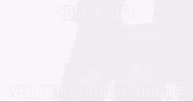 a cocu knife will be real in 53 minutes written on a gray background
