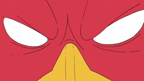 a cartoon of a chicken wearing a helmet and a tie