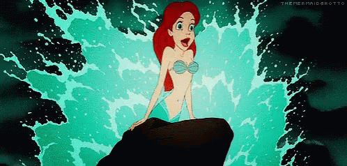The Little Mermaid Ariel GIF - The Little Mermaid Ariel Splash GIFs