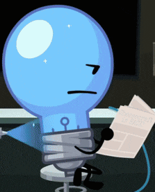 a light bulb is holding a piece of paper that says ' financial times ' on it