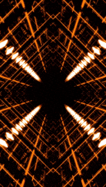 a welco eve advertisement with a kaleidoscope of lights
