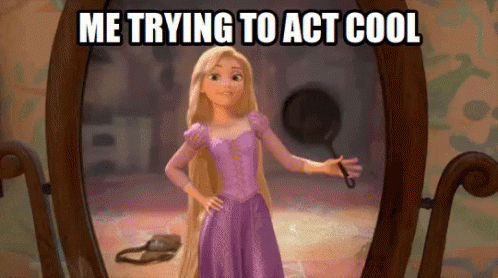 Trying To Act Cool - Tangled GIF - Trying Try Im Trying GIFs
