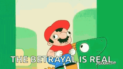 Mario Betrayal GIF