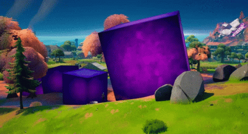 Kevin The Cube GIF - Kevin The Cube Fortnit GIFs