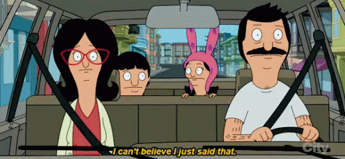 I Can'T Believe I Just Said That GIF - Linda Belcher Bobs Burgers Regret GIFs