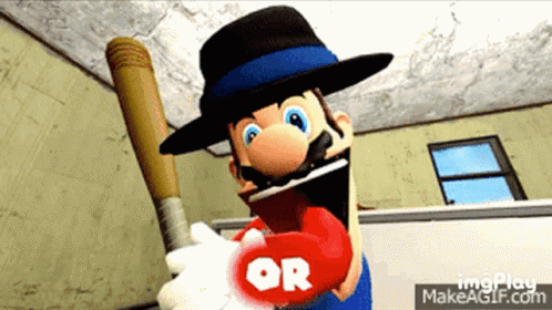 Mario Does Something Very Illegal GIF - Mario Does Something Very Illegal GIFs