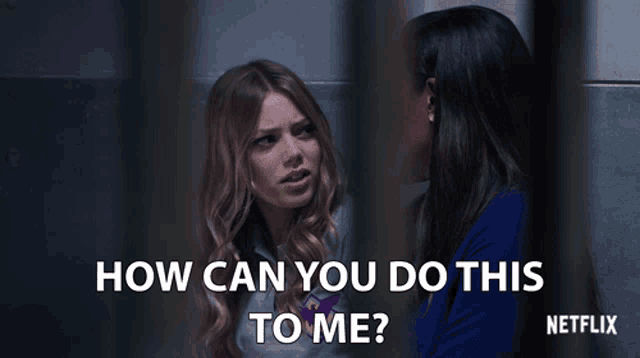 a netflix ad features two women behind bars