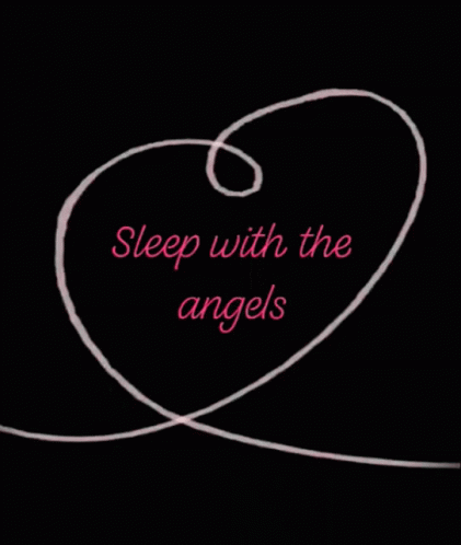 Sleep Sleep With The Angels GIF - Sleep Sleep With The Angels Heart GIFs