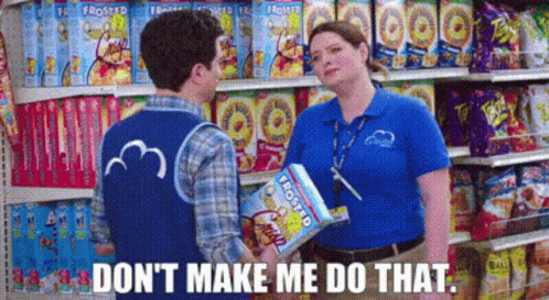 Superstore Dina Fox GIF - Superstore Dina Fox Dont Make Me Do That GIFs