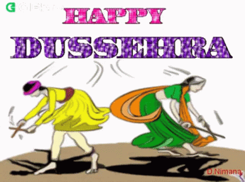 Happy Dussehra Gifkaro GIF