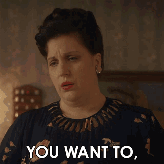 You Want To I Know You Do Alma Fillcot GIF - You Want To I Know You Do Alma Fillcot Allison Tolman GIFs