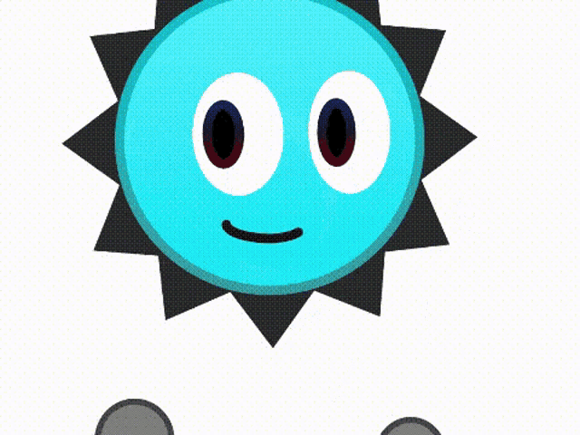 a cartoon sun with a smiling face and a black sun .