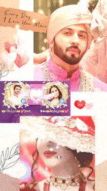 a collage of pictures with the words " every day i love you more " on top